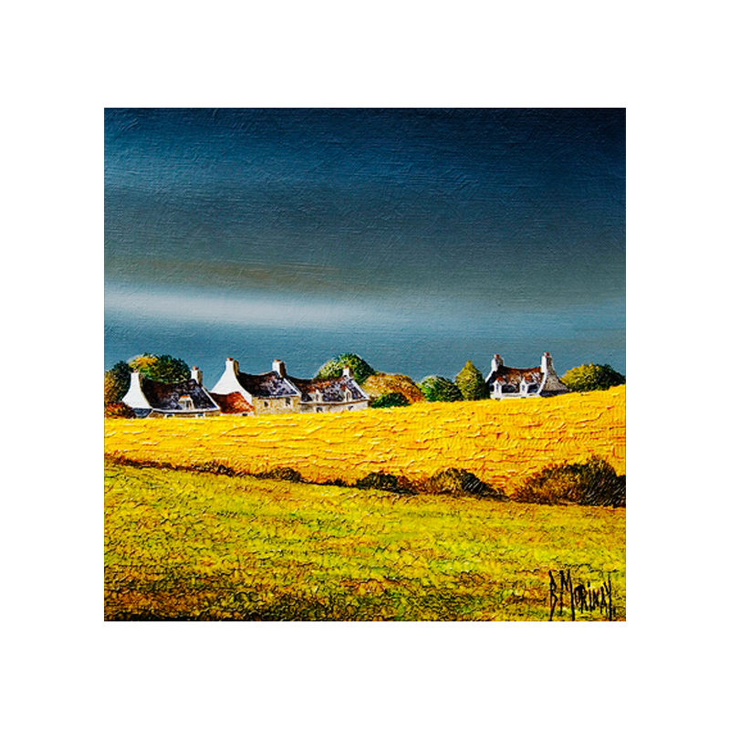 Digigraphie® en toile canvas avec cadre de bernard Morinay : Orage d'été Digigraphie® en toile canvas avec cadre de bernard Morinay : Orage d'été