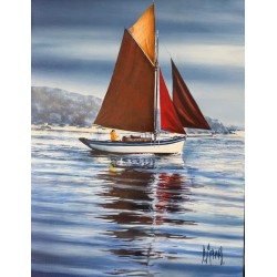 Le Solitaire à la Voile Rouge